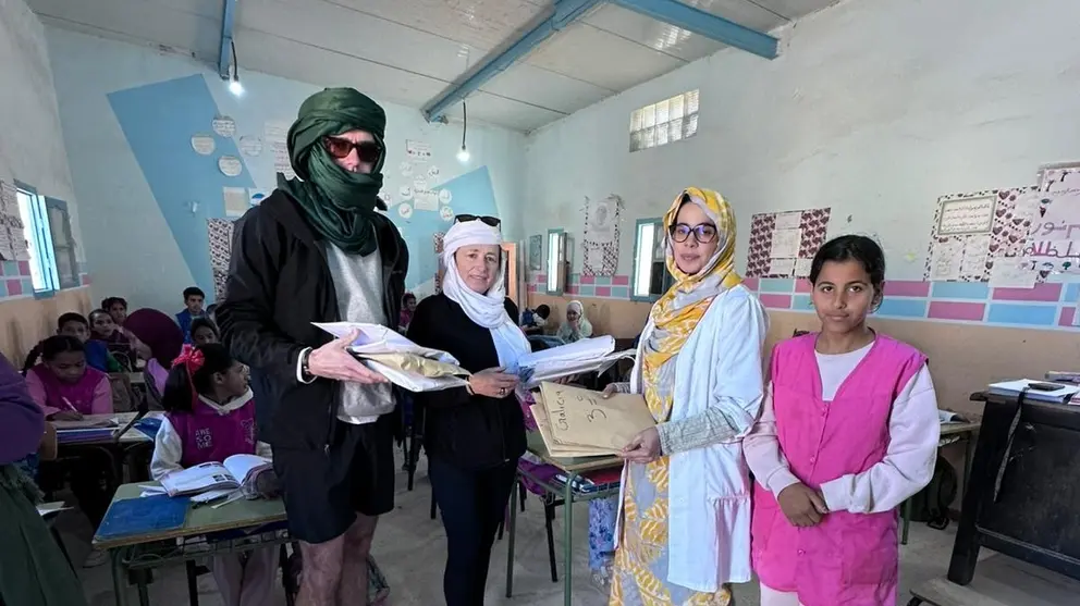 Eva e Alvaro no Sahara 2