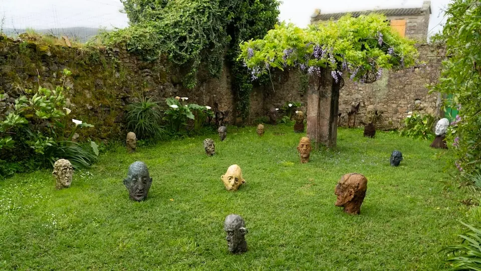 Asi lucia o xardin da Casa das Peritas o ano pasado