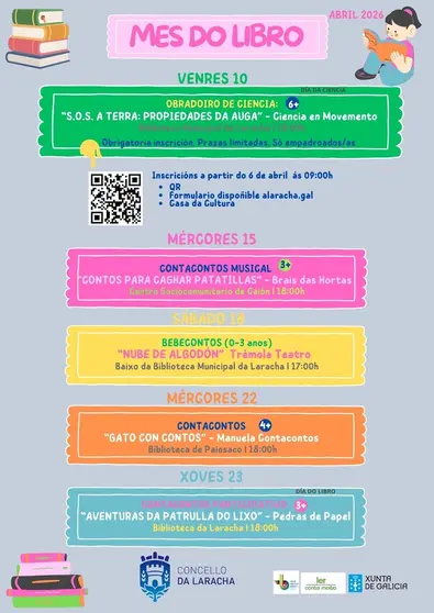 MES DO LIBRO Laracha 2026