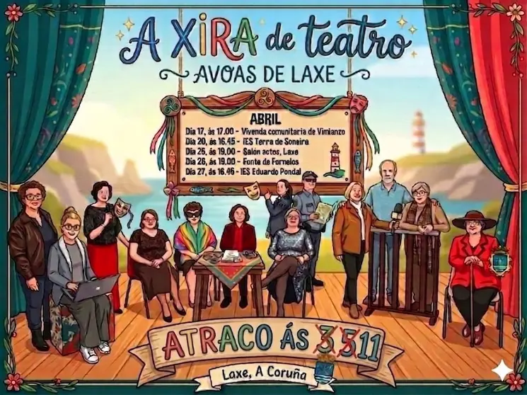 Xira das Avoas de Laxe pola Costa