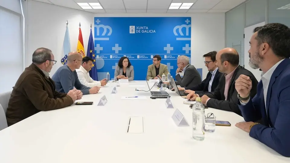 Alcaldes de Bergantinos coa delegada da Xunta