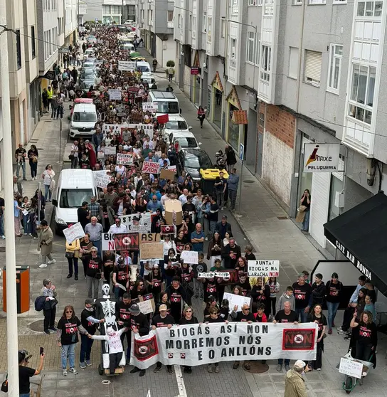 Manifestacion na Laracha Biogas Asi non-foto.Marocs Figueroa 2