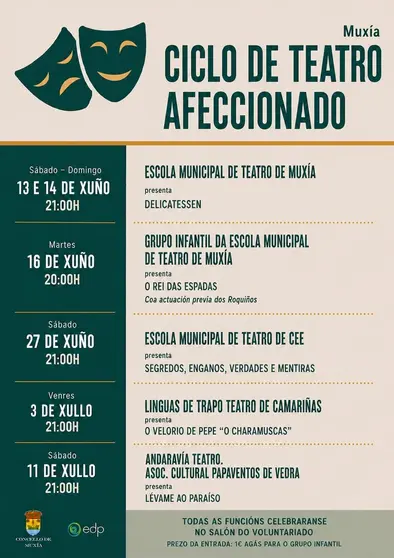 Muxía presenta o seu primeiro Ciclo de Teatro Afeccionado