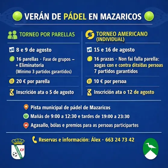 Torneo Padel Mazaricos