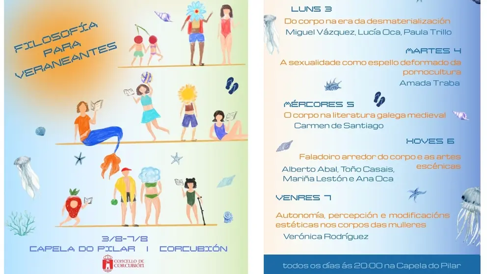 Filosofía para veraneantes Corcubion 2026