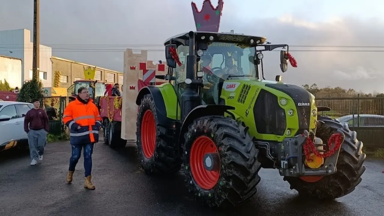tractorada de Mazaricos cosReis Magos