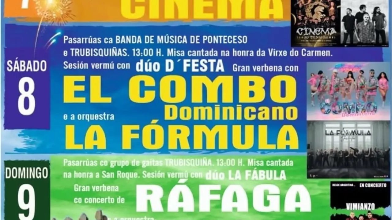 Festas de Vimianzo de agosto