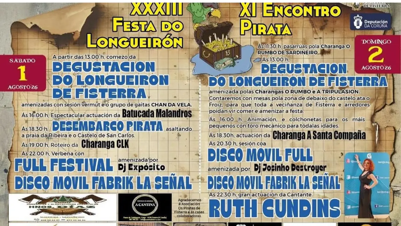 Festa do Longueiron e Encont4ro Pirata de Fisterra