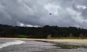 Dispositivo busca desaparecido nos Muinos Muxia