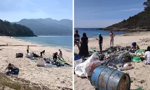 Limpeza Mar de Fabula en Gures2