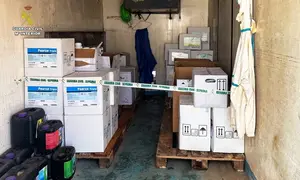 Incautados&nbsp;1.500 quilos de produtos fitosanitarios ilegais en Zas