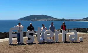 Unha nova postal coa silueta da fin da terra-FISTERRA