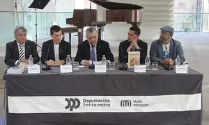 Exitosa presentación da Historia de Galicia de Ramón Marcote no Museo de Pontevedra.1
