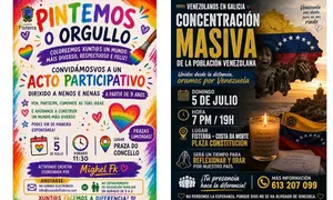Fisterrra celebra un domingo de Orgullo e de compromiso con Venezuela 