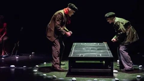 Alejandro Finisterre a obra de teatro italiana