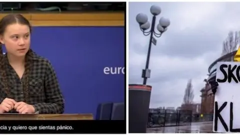 Greta Thumberg chegou a Corcubion