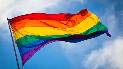 Bandeira multicolor LGTBI