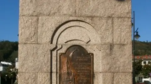 Monumento a Domingo Antonio de Andrade na vila de Cee- Foto-Victor Castineira