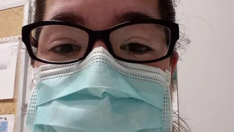 Laura Louzan enfermeira de medicina interna do HVdX