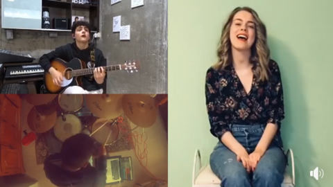 Icia Varela canta con Arredoires