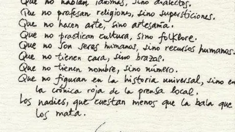 Los nadies Eduardo Galeano