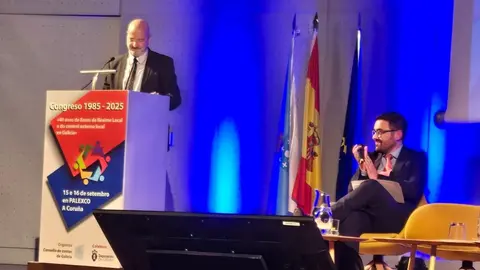 Domingo Guerra no Congreso da Coruña con Simón Rego copia