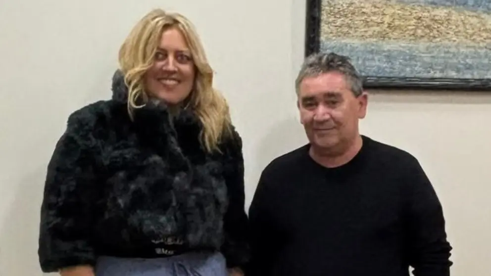 Beatriz Sestayo con German Lema de gerca