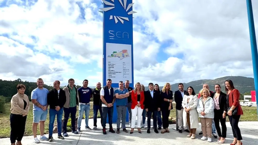 Inauguracion Monolito Poligono de Vimianzo