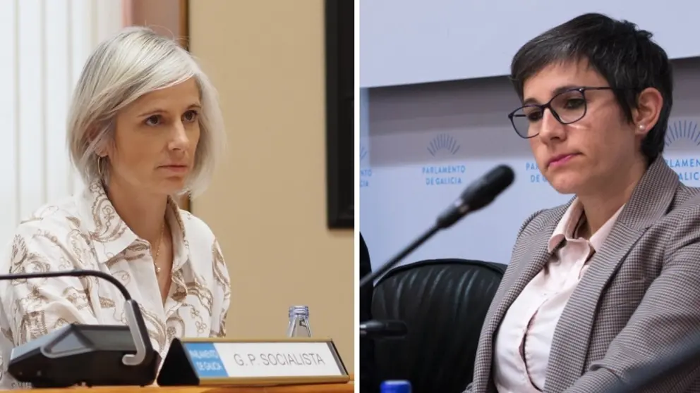 As deputadas Patricia IGlesias e Paula Mouzo