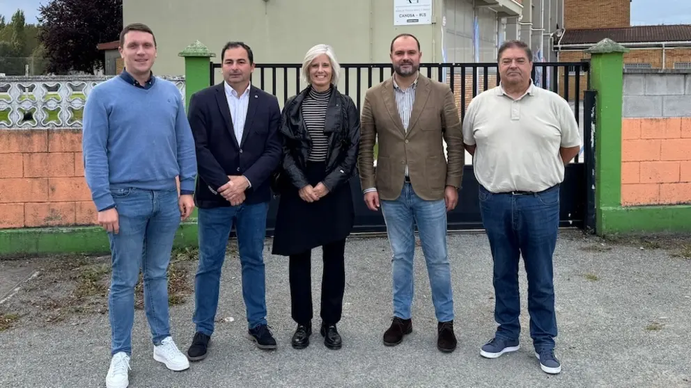 Membros do PSOE de Bergantinos e provincial