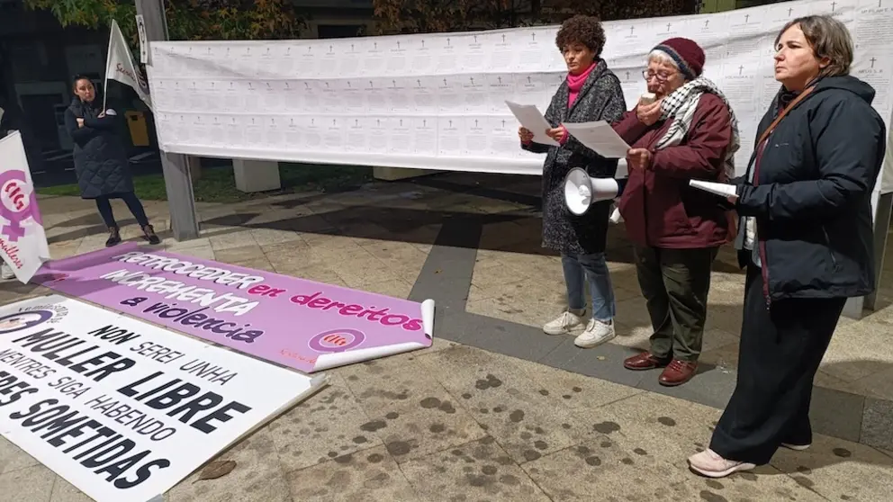 25N-Feminismo en Cee en Ponteceso