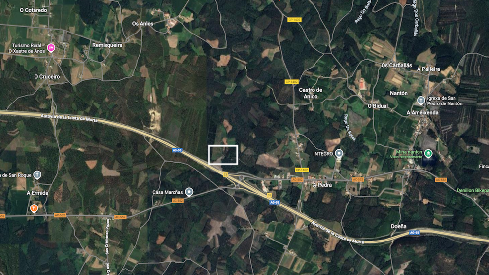 Zona do poligono de NAnton