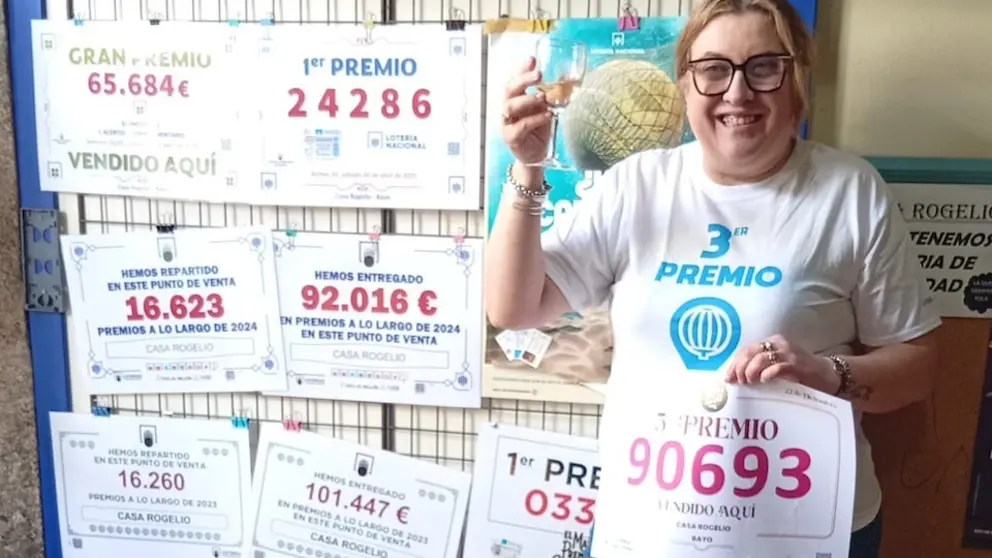 Sara da Casa Rogelio con todos os seus premios
