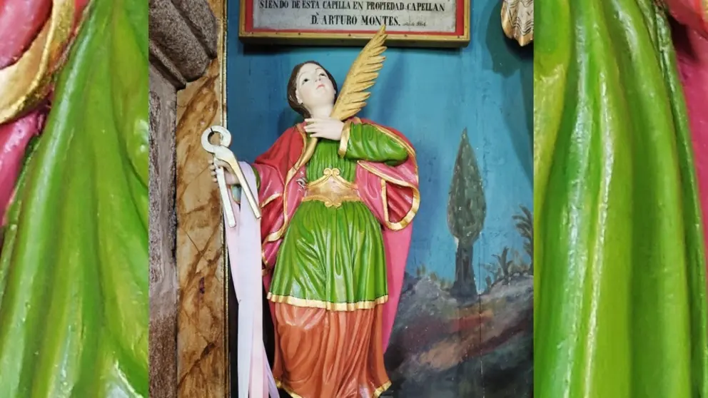  foto da actual talla da Santa Polonia en Castro-Coristanco 1
