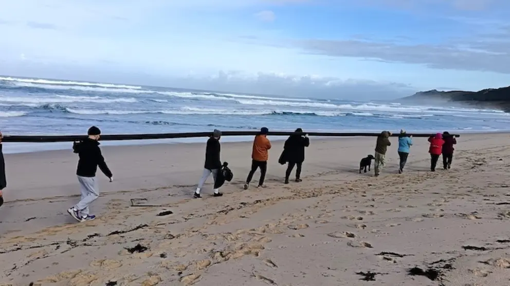 limpeza de mar de fabula en laxe 1 2