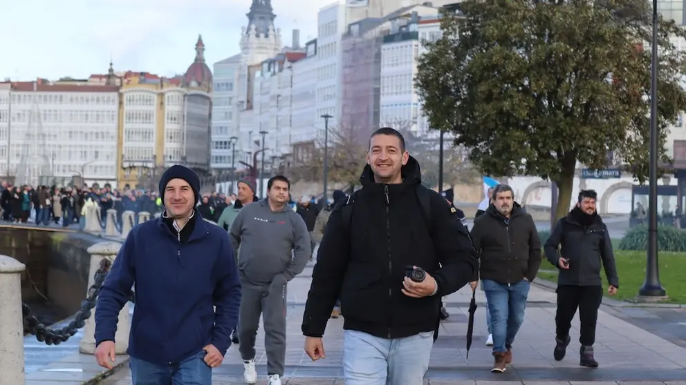 Manifestacion do Mar no Parrote Patrons de Corme e Laxe