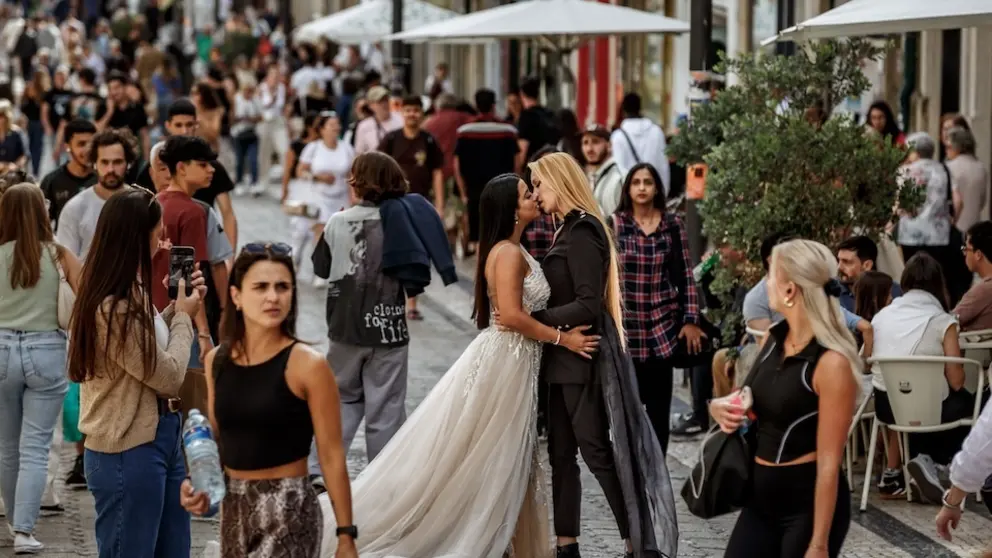 Foto de Antonio Amboade dunha boda