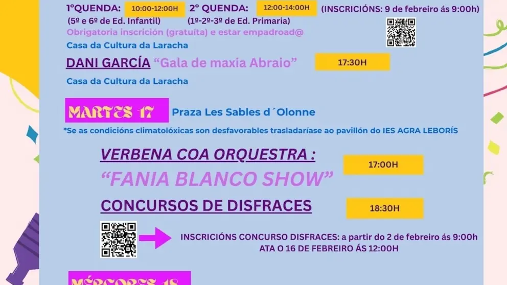 Programa Entroido A Laracha 2026 copia