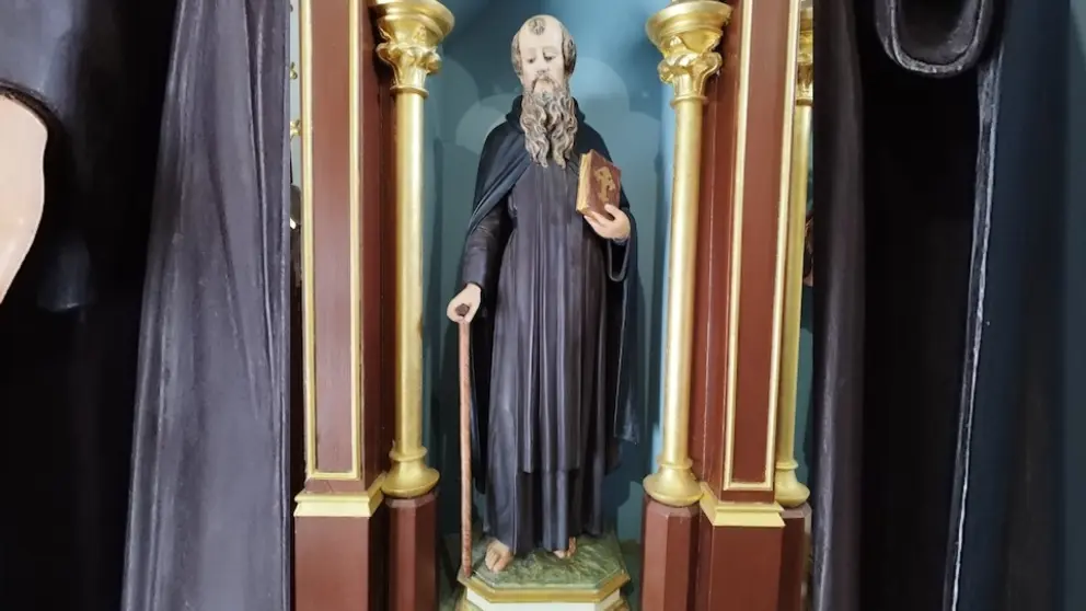 imaxe da talla de San Amaro de Bértoa-Luis Bermudez