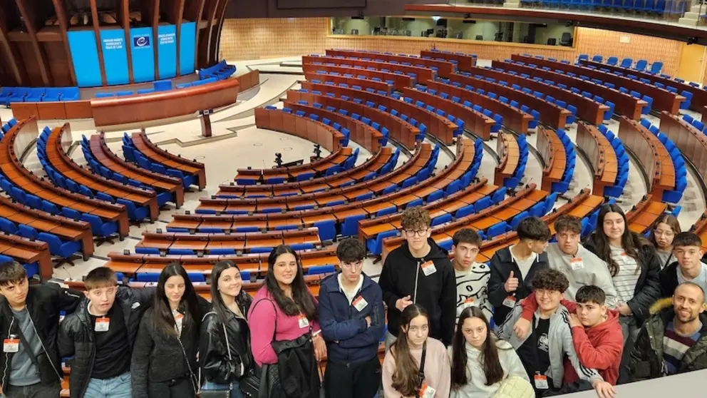 IES Pedra da Aguia no Hemiciclo Consejo de Europa