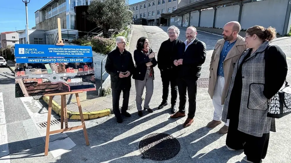 Rotonda Malpica ceip Milladoiro