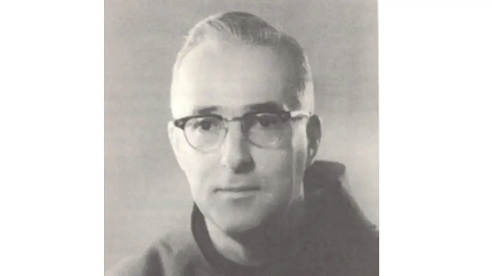 O frade Lino Gómez Canedo.Foto-Revista Nos