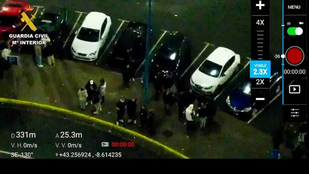 Concentracion coches Poligono Laracha 2