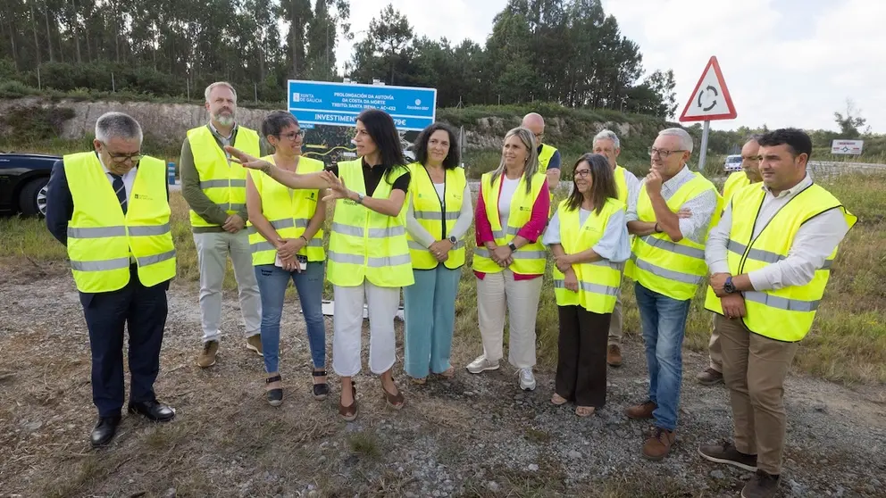 Inauguracion das obars do Corredor Costa da Morte ata Vimianzo