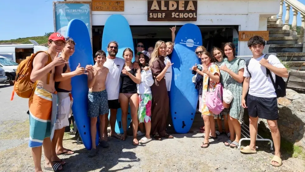 A Conselleira dende o SurfCamp de Nemina
