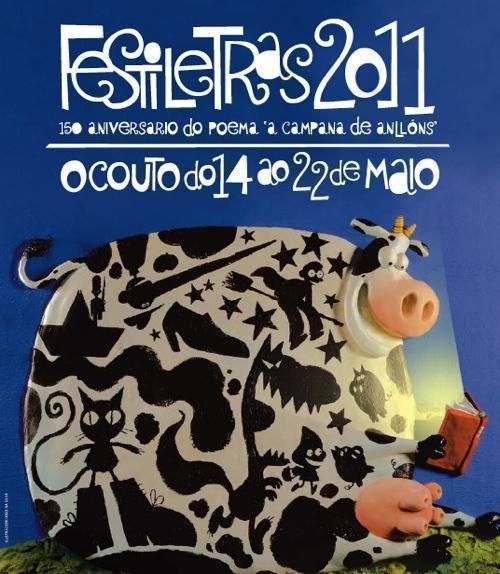 Portada do Festiletras 2011 creada por Kiko Dasilva