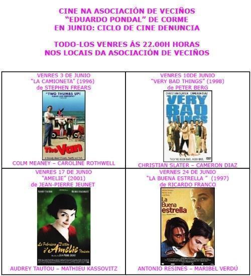 Ciclo de cine de Corme - Xunho 2011