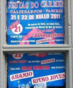cartel festas caldebarcos 2011