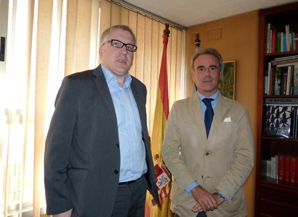 Manuel Pan da APTCM e Castro Rial da Camara de Comercio da Coruna