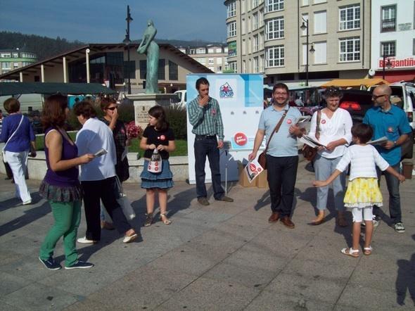 Reparto de boletins do BNg en Cee